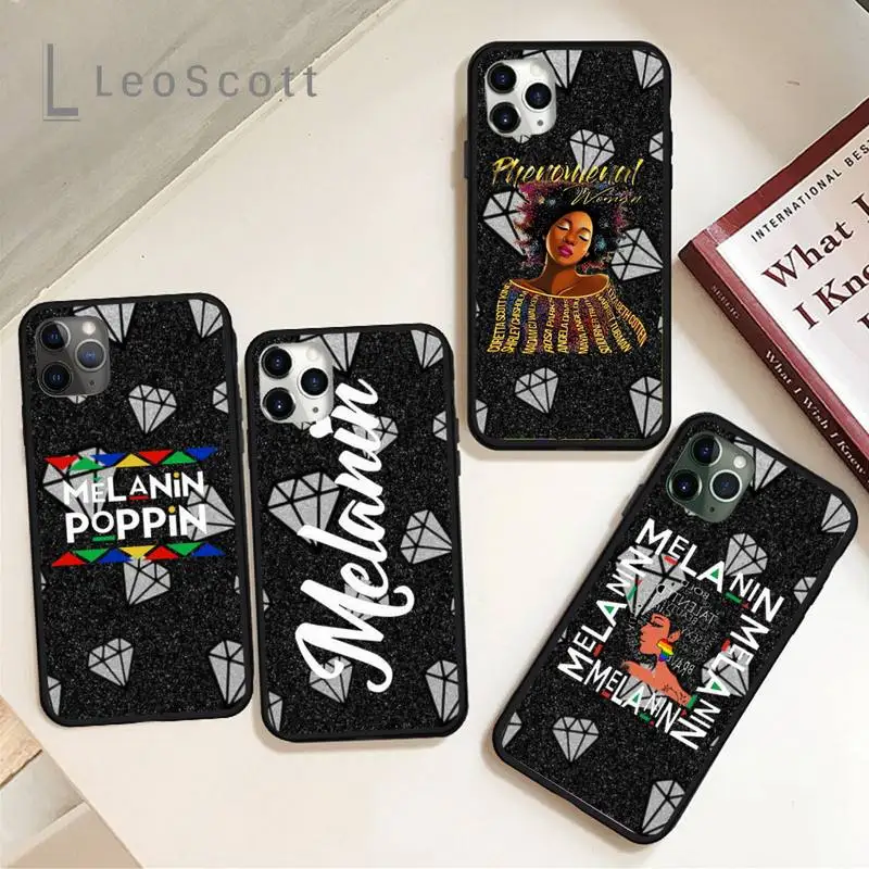 

black girl beautiful sexy Phone Case for iPhone 11 12 pro XS MAX 8 7 6 6S Plus X 5S SE 2020 XR Soft silicone