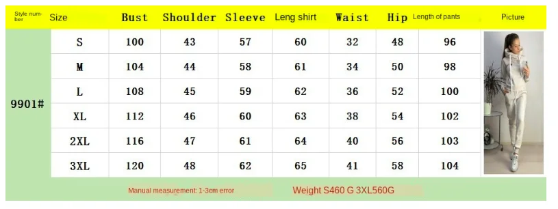 

European and American Women's Fleece Fashion Casual Sports Suit Sweater for Autumn and Winter