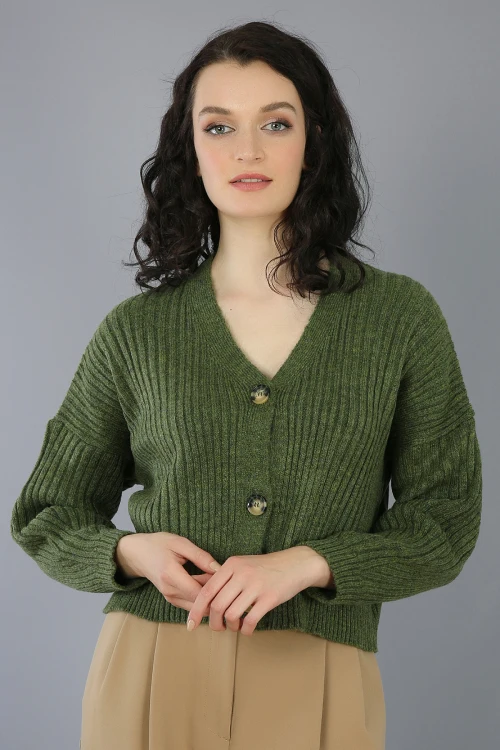 

3 BUTTON FTLL WOMEN KNITWEAR CARDIGAN