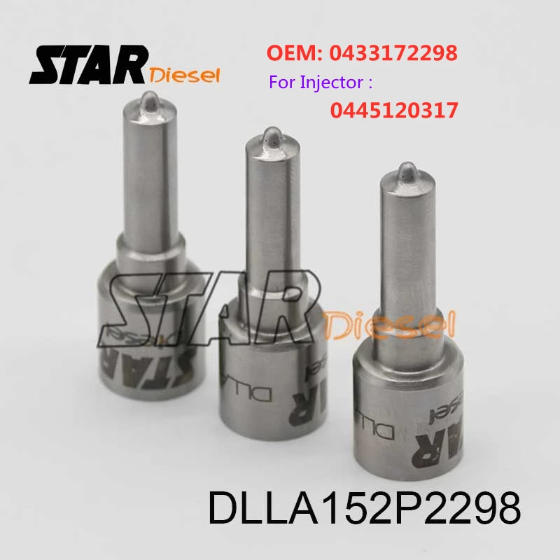 

STAR Diesel DLLA152P2298 0433172298 Common Rail Injection Nozzle DLLA 152 P 2298 Injector Tips For 0445120317
