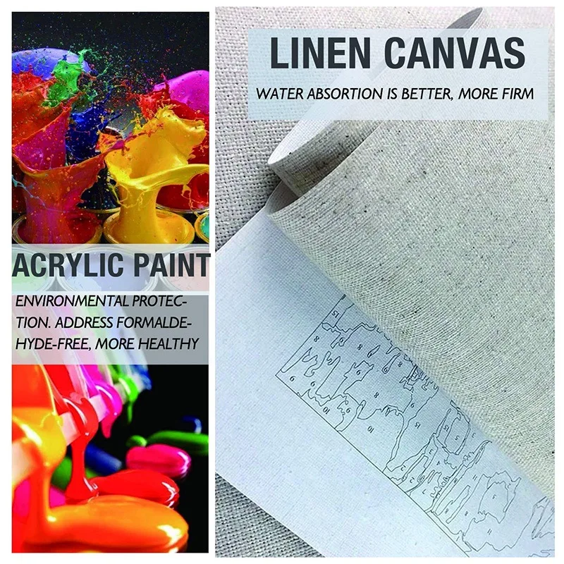 Картина по номерам Художественная масляная краска для дома гостиной спальни