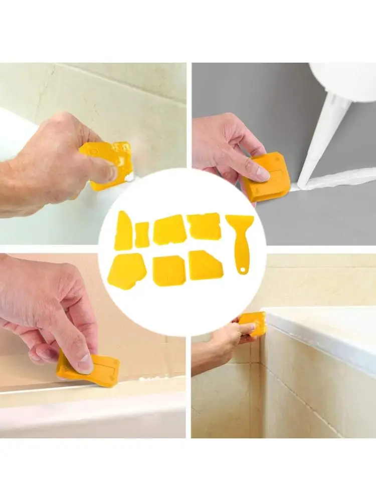 

17 шт. силиконовый герметик, инструмент для отделки, скребок для удаления раствора и сопла и