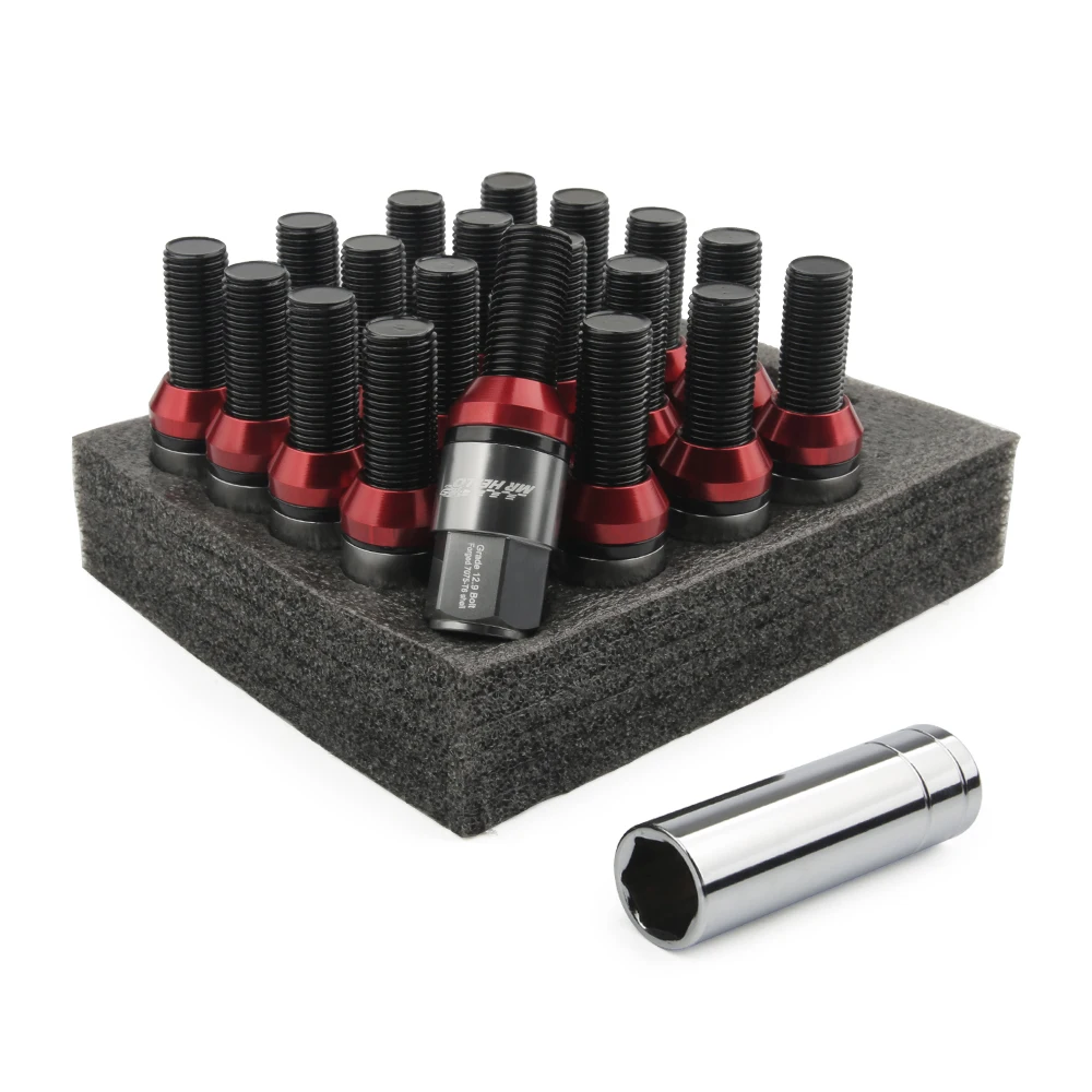 

20 шт. сталь + алюминиевый сплав конический болт конические болты для сиденья колеса гайки с колпачками M12 * 1,25 M12 * 1,5 M14 * 1,25 M14 * 1,5 для BMW