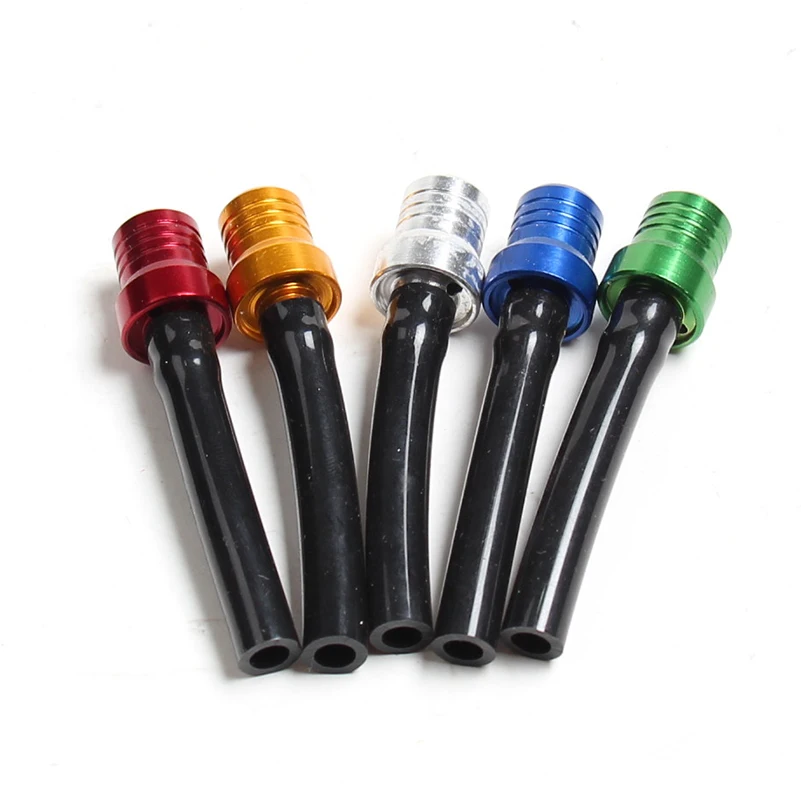 

New Aluminum Alloy Motorcycle Gas Pit ATV PIT Dirt Bike Fuel Petrol Tank Cap Breather Pipe Hose Valve Vent Breather Tube Pipe