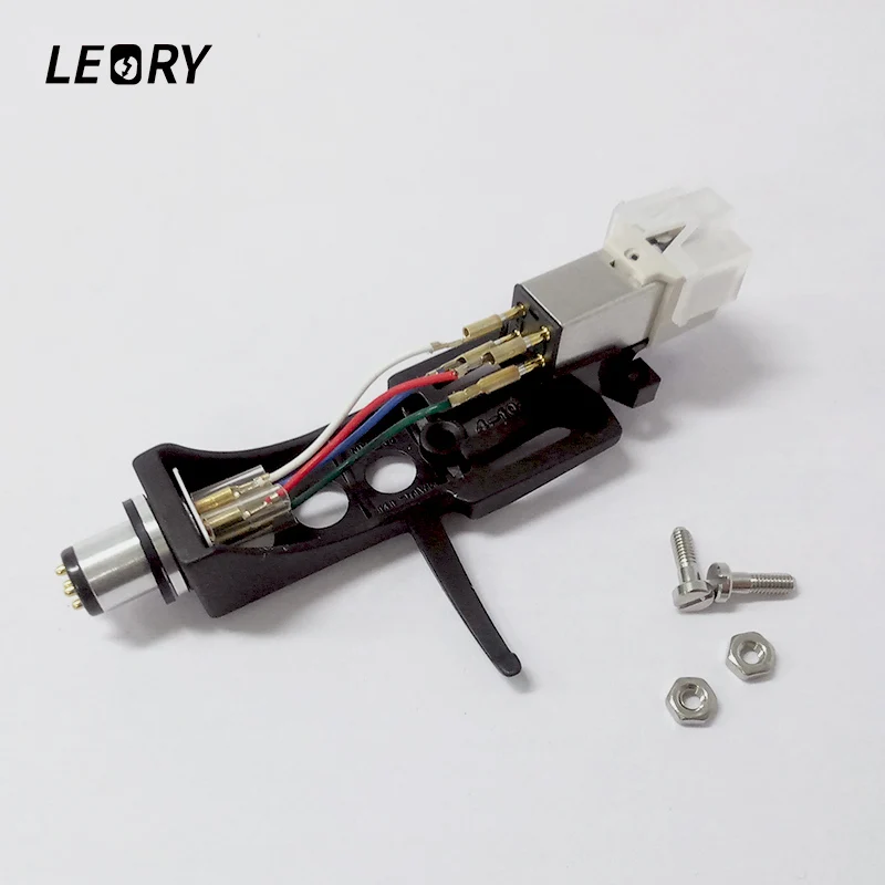 LEORY 1 шт. магнитного картриджа стилусы с поворотной платформой резки Шелл 4 Pin связаться с нами для проигрыватель пластинок граммофон LP виниловая игла