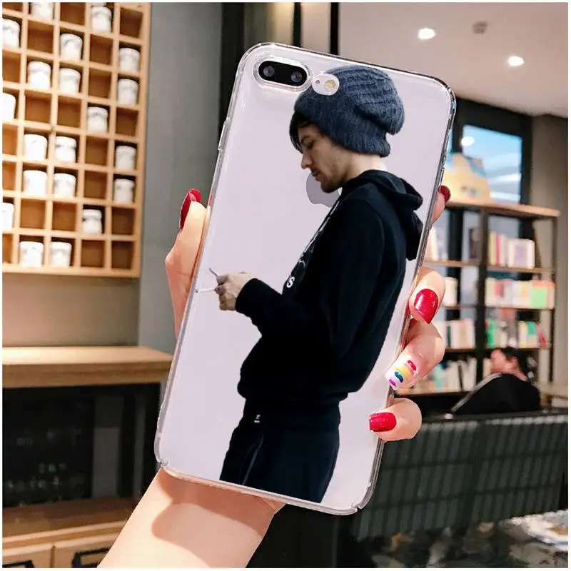 

Louis Tomlinson Phone Case For iPhone X XS MAX 6 6s 7 7plus 8 8Plus 5 5S SE 2020 XR 11 11pro max Clear funda Cover