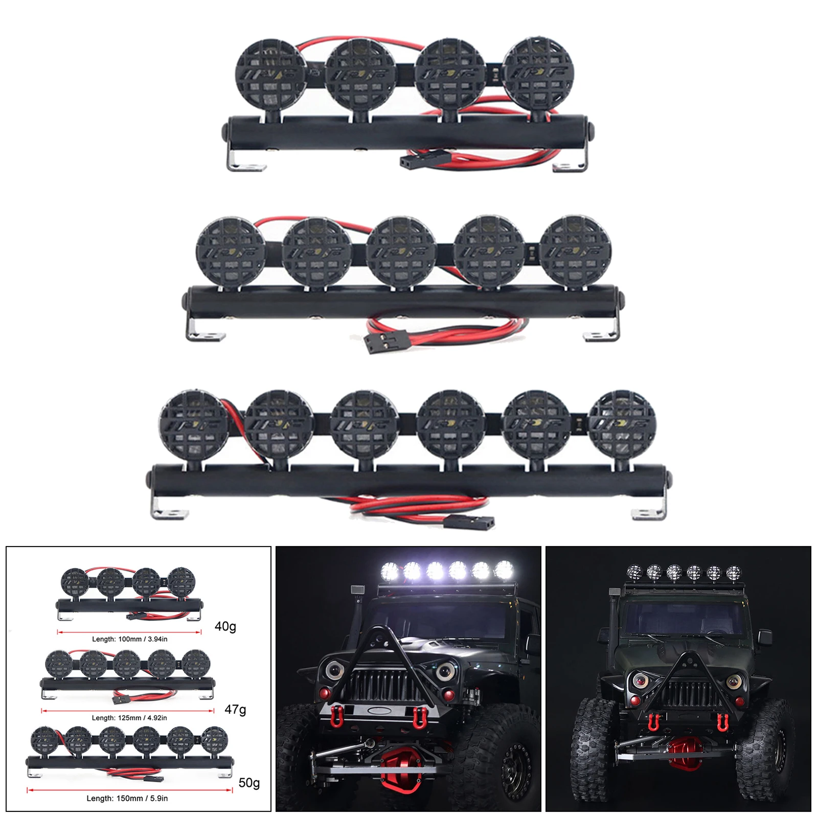 

RC Spotlight RC High Brightness Headlight Bar Model RC Light High Performance RC Accessory
