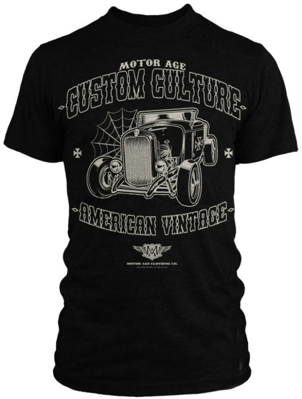 Двигатель возраст Pin Up панк улица готика Американа тату искусство Мужская