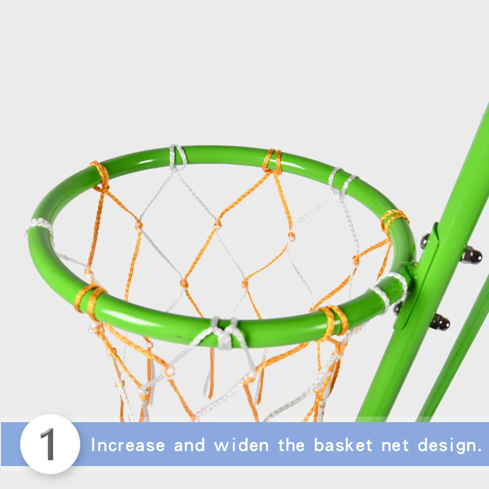 

Children's Basketball Stand Portable Basket Rack Metal Children's Shooting Rack Detachable Children's Basketball Box Toy M095