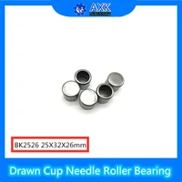 bk2526 needle bearings 253226 mm 5 pc drawn cup needle roller bearing bk253226 caged closed one end