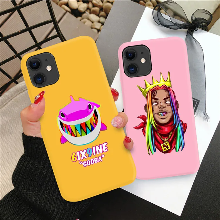 Чехол пустышка для мальчиков 6ix9ine GOOBA чехол iPhone 11 pro XR 7 Plus XS силиконовый 6S 8 6 Max