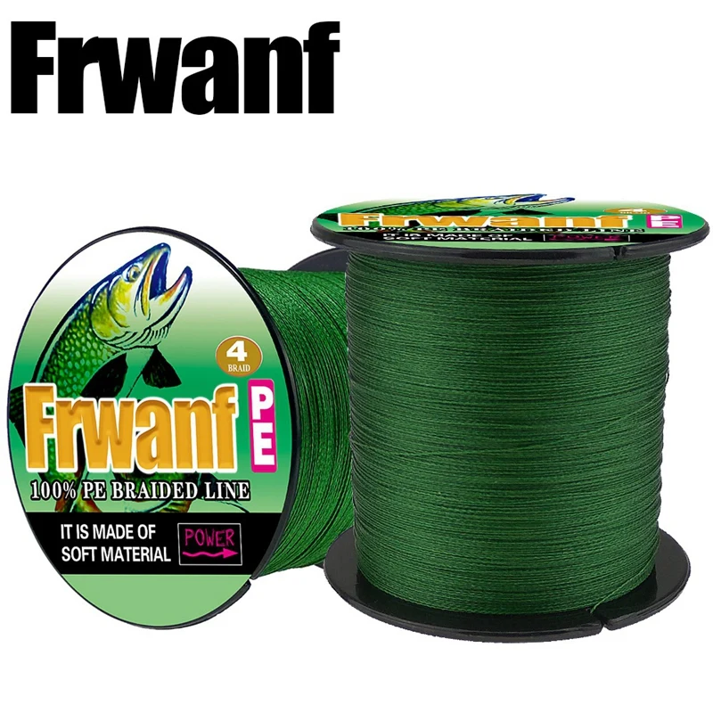 Frwanf 4 Braid 100M Pe Braided Fishing Line Strand Super Strong Multifilament Thread For Carp | Спорт и развлечения