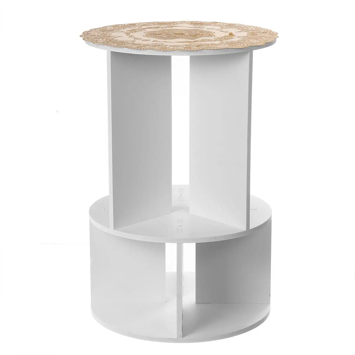 

Mini Round Side Table Sofa Coffee Table Tea Table Home Room Storage Rack Bedside Table Plant Stand Tea Fruit Service Plate Tray