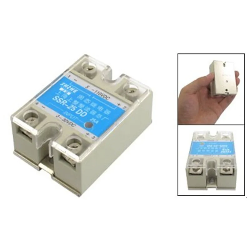 SSR 25 DD DC твердотельный релейный модуль 3 32 V 5 110 DC|Реле| |