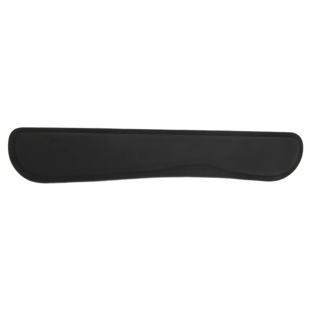 

Desktop Anti Slip Black Gel Wrist Rest Support Comfort Pad for PC Computer Gaming Keyboard Raised Platform Hands