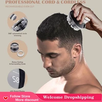 easy cut diy hair clipper and trimmer for men cordless rotary hair cut cutting kit sharp circular blades for home cutting