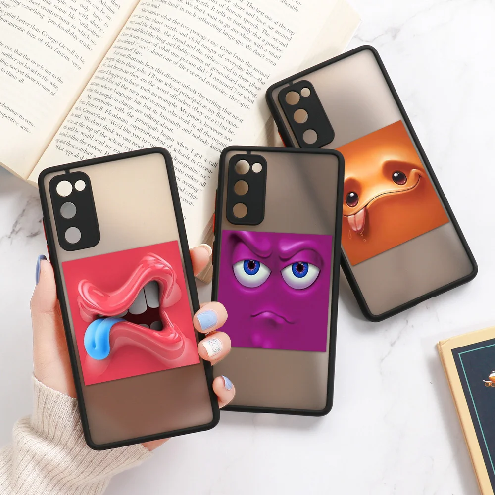 

Tecno Camon 11 Pro Case For Tecno Spark 6 Go Fundas Tecno Spark GO 2020 Spark 4 Air 12 Air Spark 3 Pro Cute Smiley Matte Covers