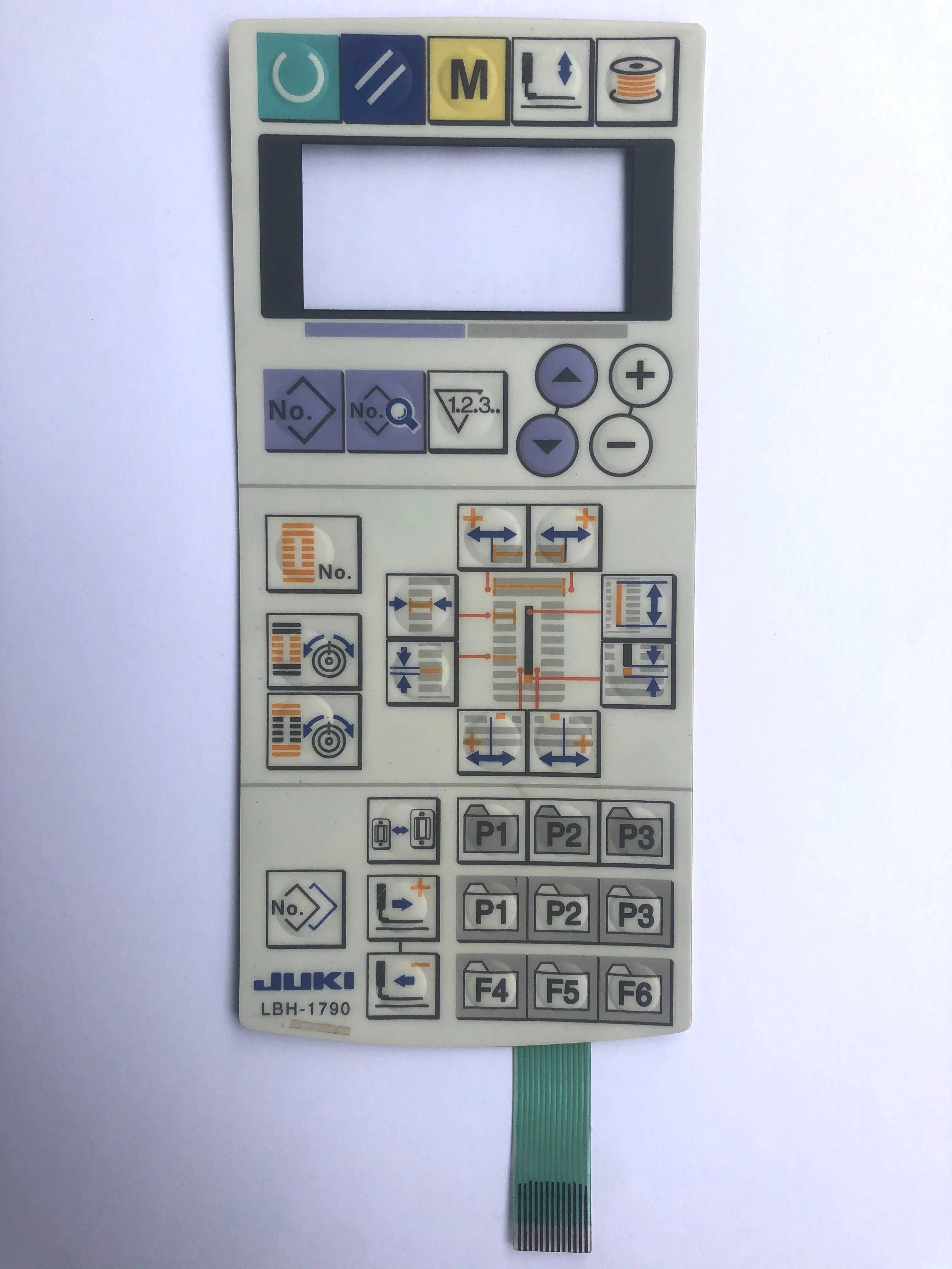 

industrial sewing machine parts JUKI LBH-1790 control box operation panel sheet membrane sticker switch 400-03460