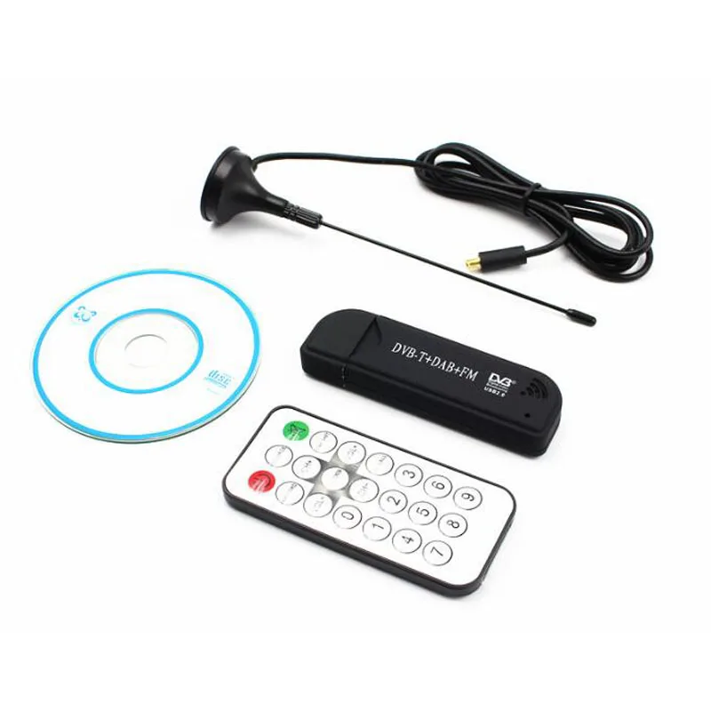 

USB 2.0 Digital DVB-T SDR+DAB+FM HDTV TV Tuner Receiver SDR TV Stick Dongle RTL2832U + FC0012 Real Time Digital Video Recording
