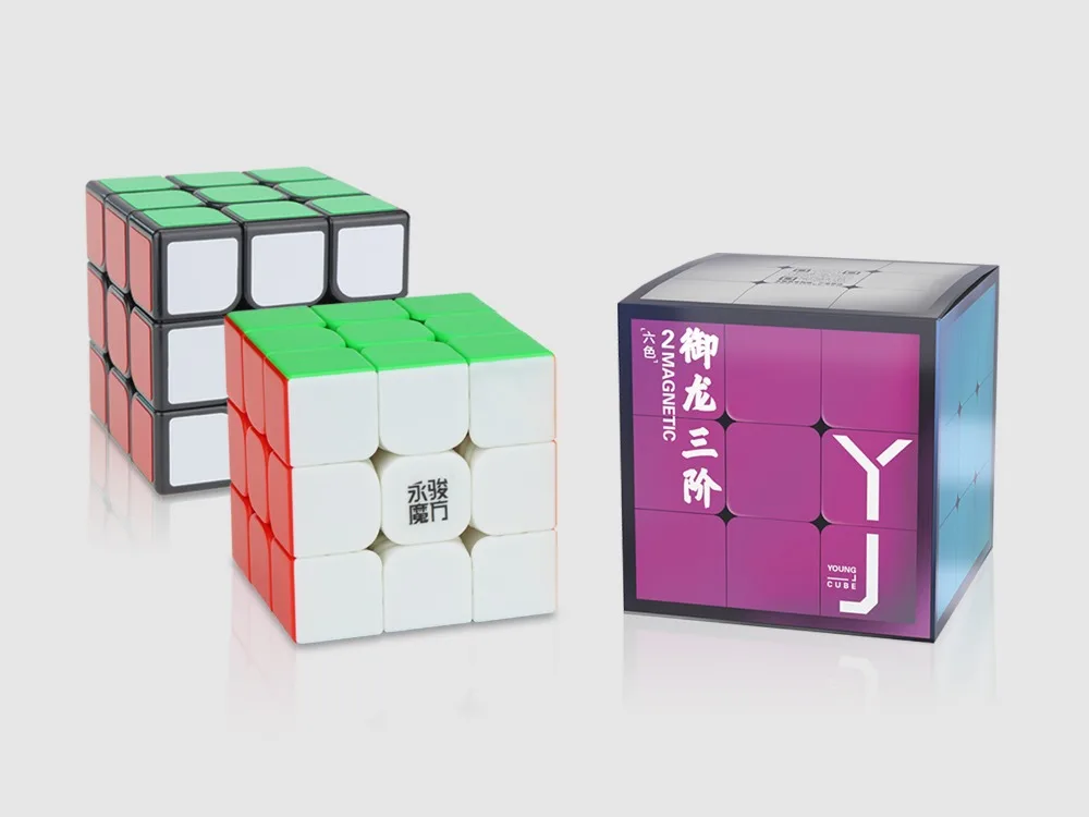 Магнитный магический куб Yongjun Yj Yulong V2 M 3x3x3 2 м 3 скорости Twist развивающая детская