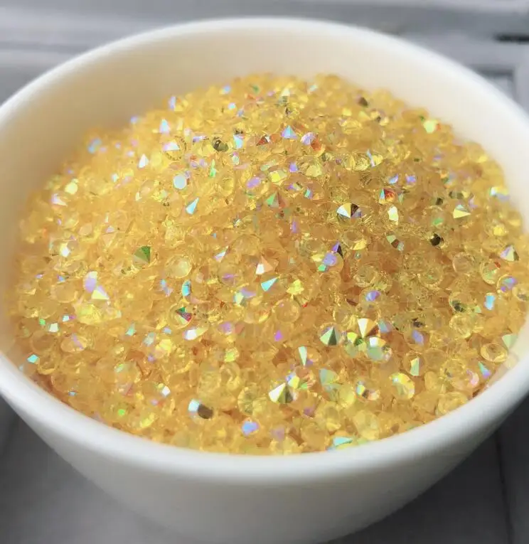 gold ab Ss12 3 мм прозрачные стразы, 14400 шт./лот, домашнее украшение красочный Свободные Стразы точечные камни стразы для дизайна ногтей разные цвета - Цвет: gold ab