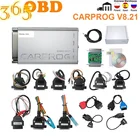 CARPROG V8.21 Инструменты для ремонта автомобилей со всеми 21 Адаптеры для V10.93 ЭБУ чип-тюнинг программатор подушка безопасности IMMO сброс инструмента бесп