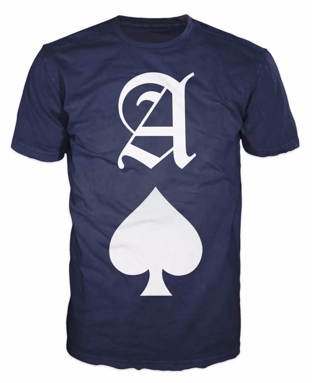 

Fashion Gambling Cards Poker Funny Ace of Spades Swag T-Shirt. Summer Cotton O-Neck Short Sleeve Mens T Shirt New Size S-3XL