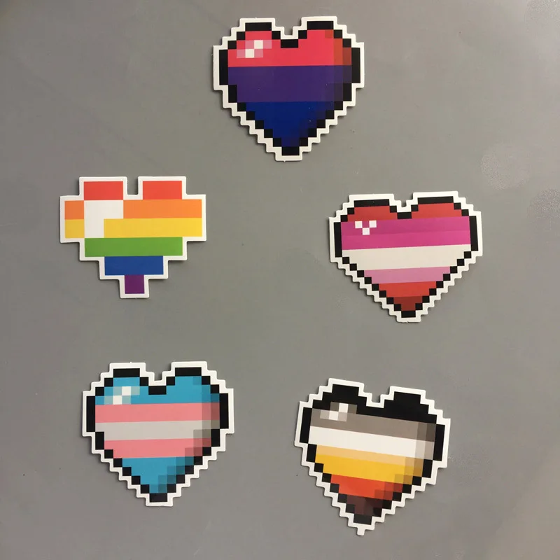 Мультяшные милые наклейки в пиксельном стиле с любовными граффити сделай сам
