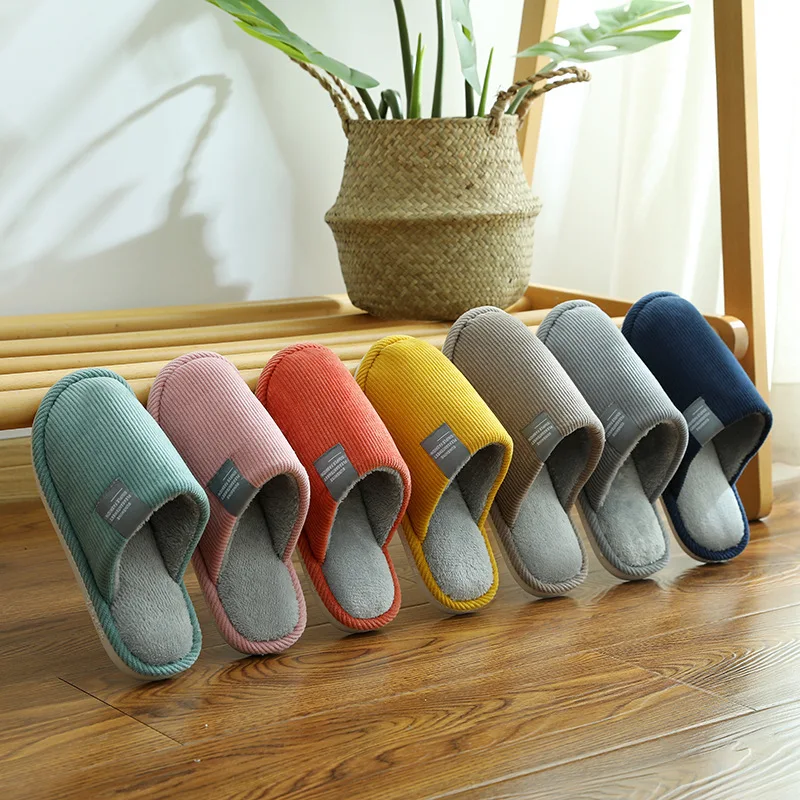

Winter House Fur Slippers Women Warm Cotton Shoes Cute Cartoon Hedgehog Unicorn Indoor Bedroom Non-slip Ladies Furry Slides
