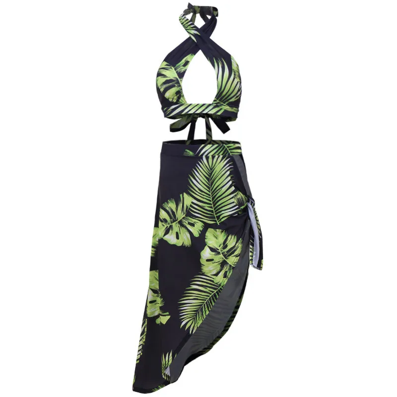 Сексуальное бикини женский купальник накидка пляжный купальный костюм комплект