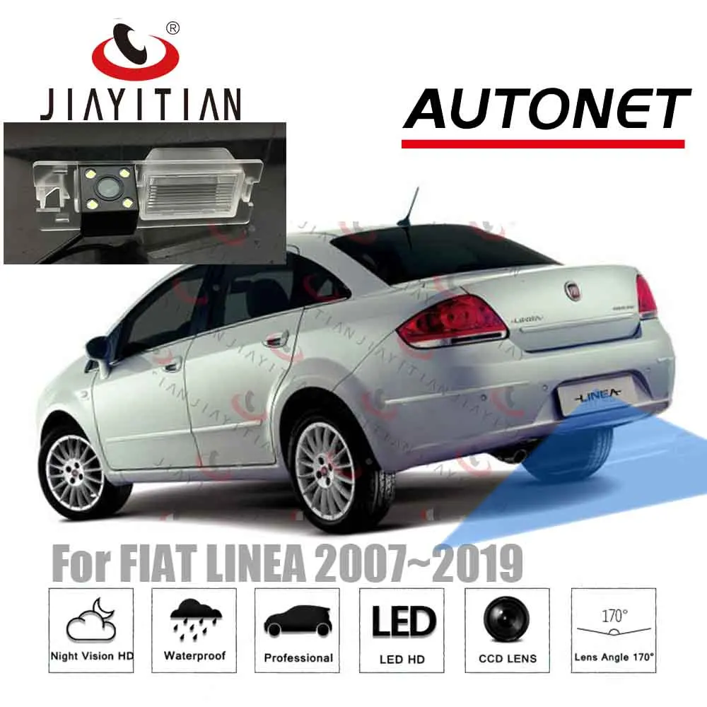 JiaYiTian заднего вида Камера для Fiat Linea 4D седан 2007 2008 2009 2010~ /CCD Ночное видение обратный Камера номерной знак Камера