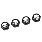 Винтовые болты с логотипом черепа для Abarth Alfa Romeo Audi Mercedes BENZ Chrysler Honda Ford Jeep Mitsubishi Toyota