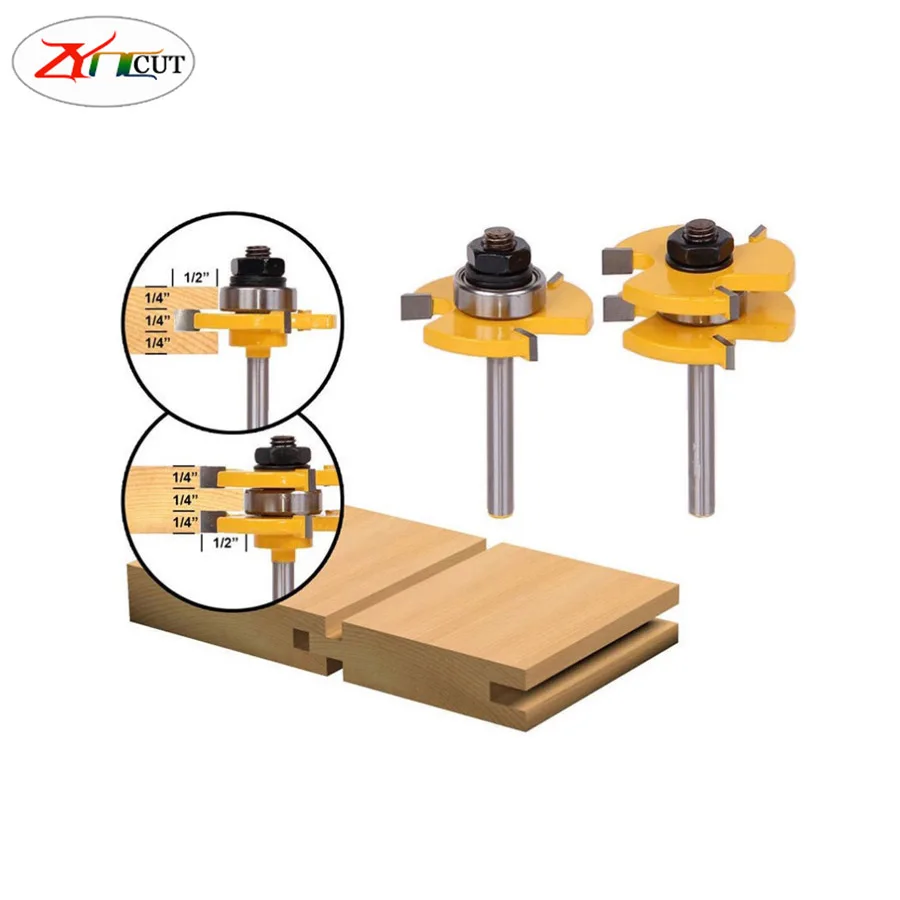2 шт./компл. 3 зуб т Tenon Тип Комбинированный нож пазл напольный Столярный Фрезерный