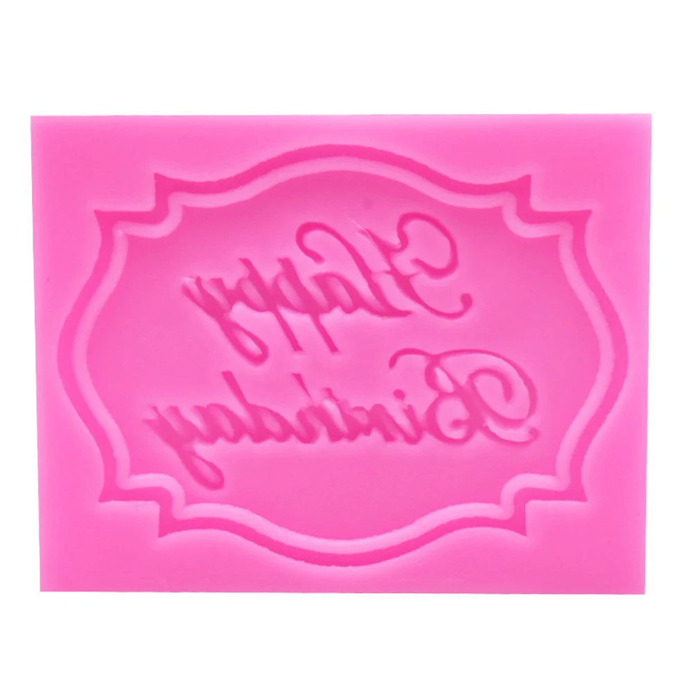 FDA силиконовые формы для конфет с английскими буквами и цифрами шоколада на день