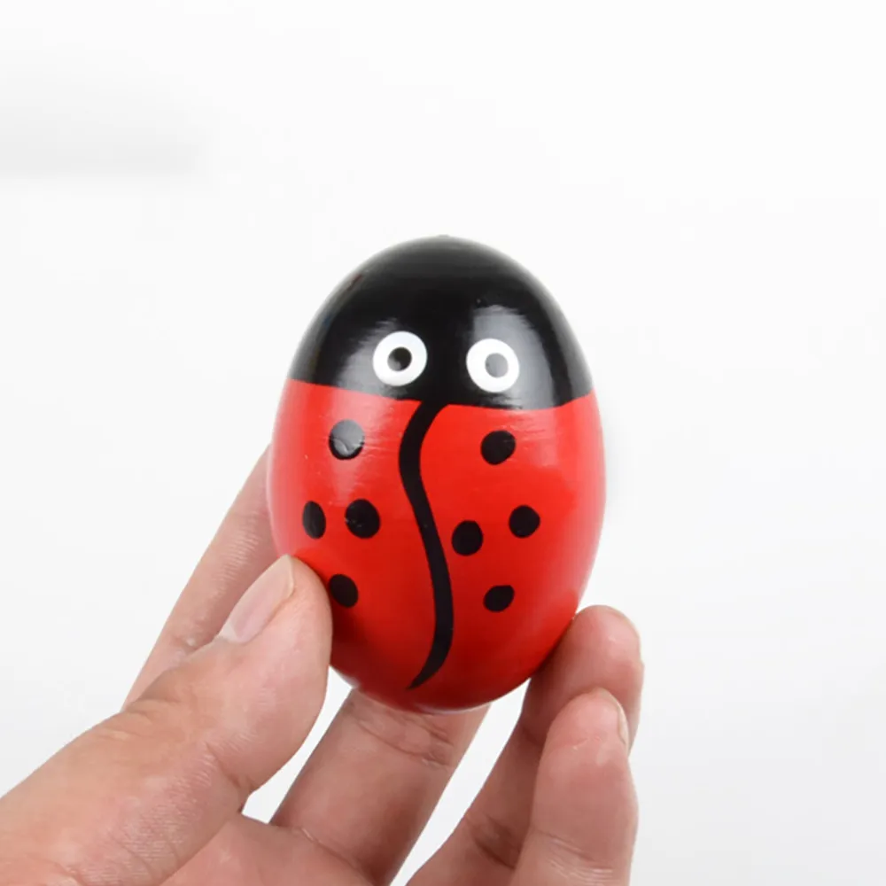 2019 детские деревянные музыкальные игрушки Детские ручные песочные яйца