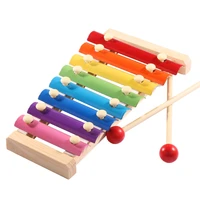 musical instrument toy 8 scales wooden frame style xylophone kids musical funny toys baby educational toy children birthday gift