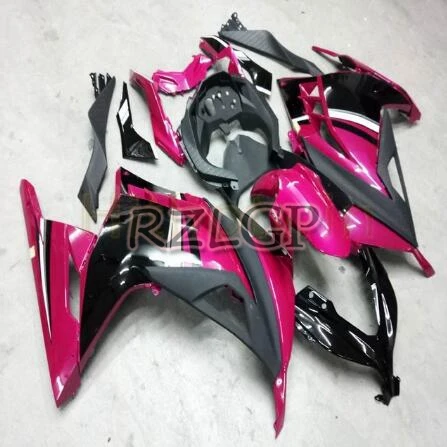 

New ABS Injection mould Motorcycle Fairings kit Fit for Kawasaki Ninja 300 EX300 2013 2014 2015 2016 2017 2018 Pink G8347