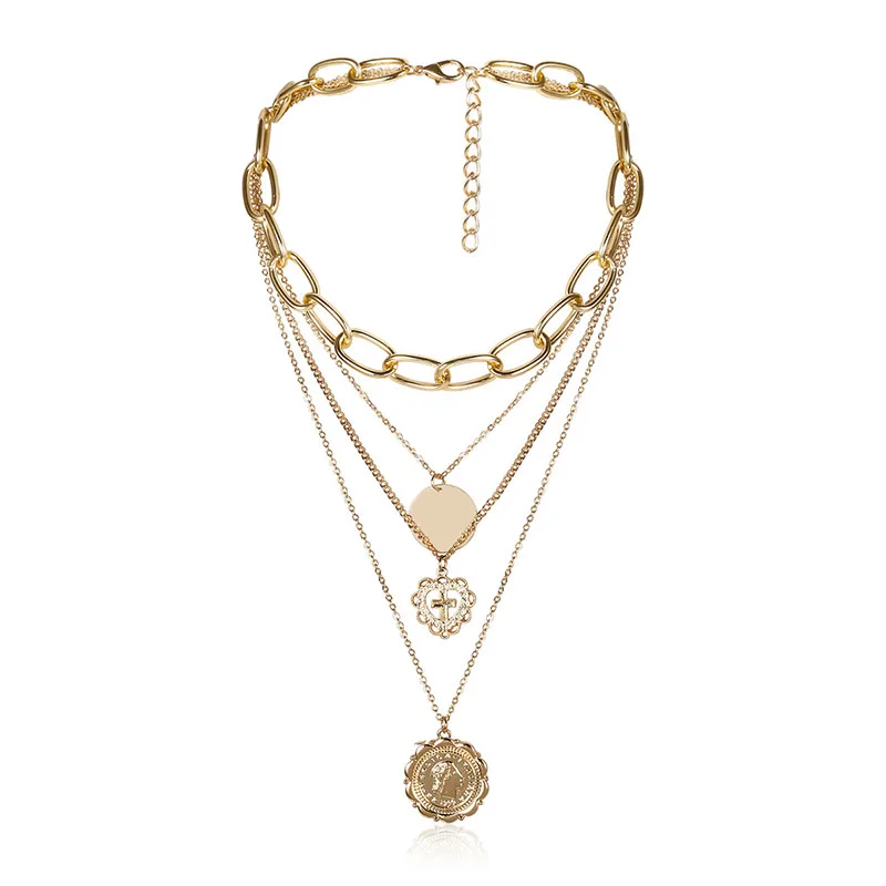 Collane Colier Cadena Bijoux (украшения своими руками) Ретро Подвески с крестом Колье женское