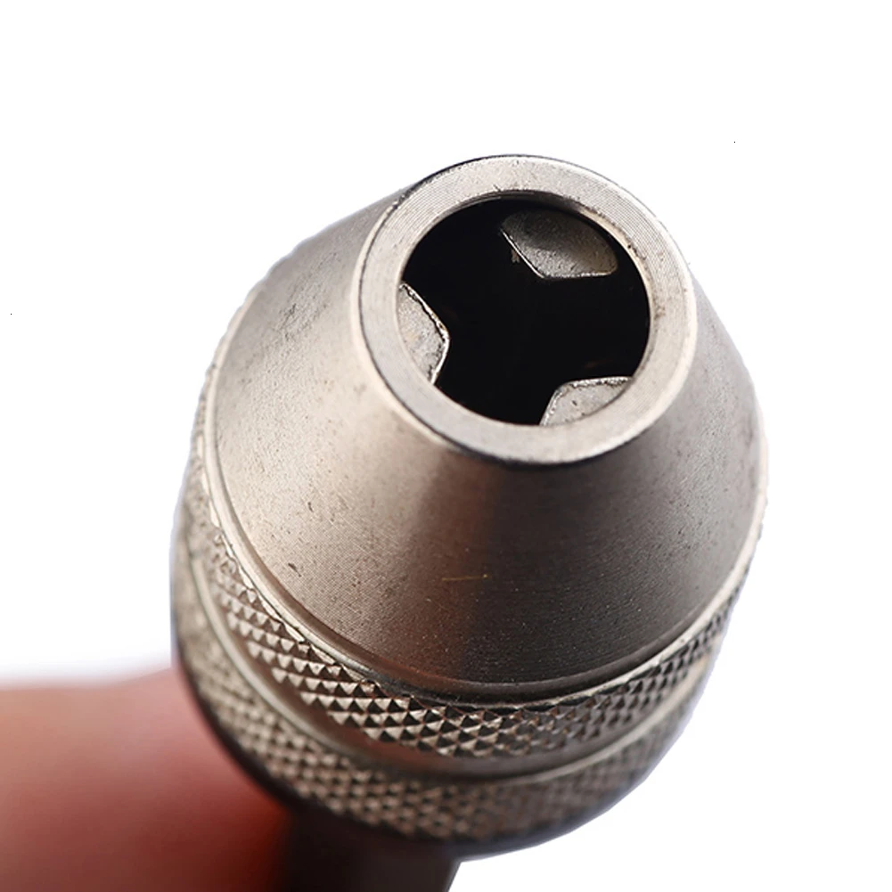Универсальный Сверлильный Патрон Отвертка ударный Драйвер адаптер 1/4