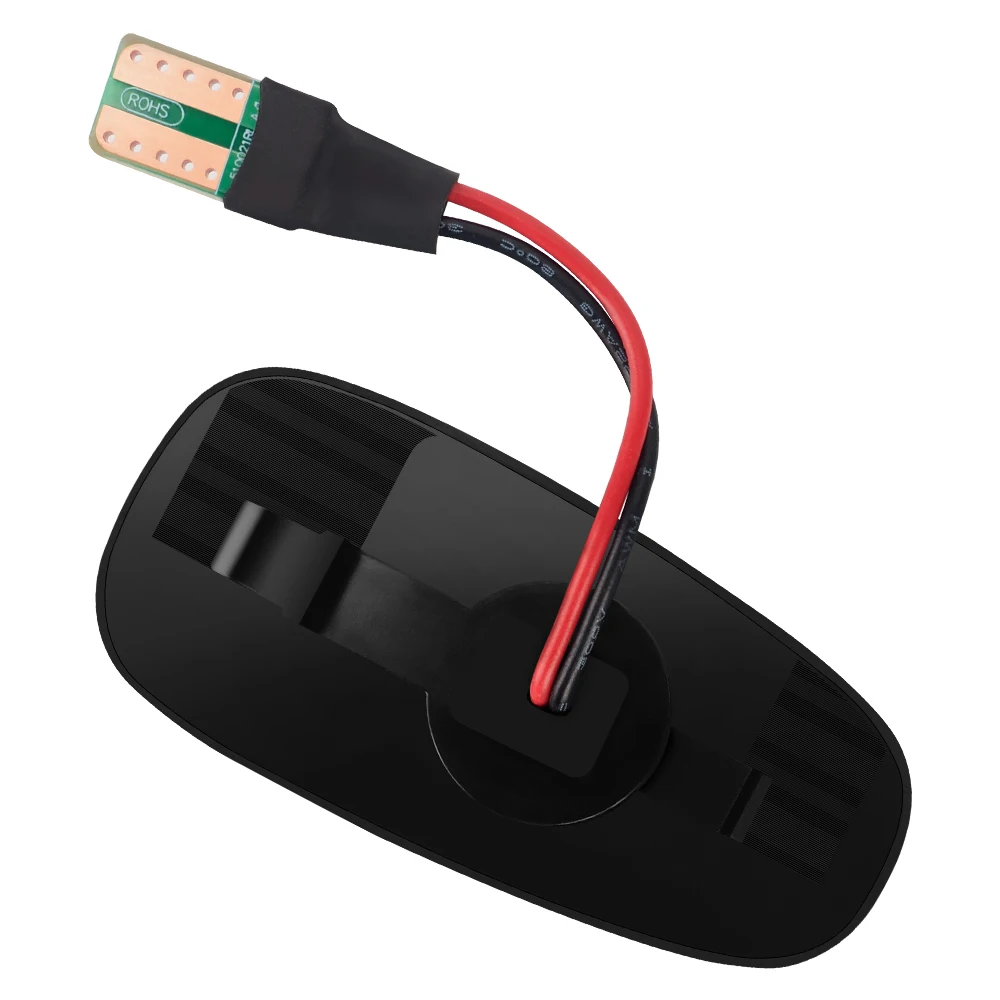 2 шт. Динамический светодиодный маркер Светильник Автомобиля Fender сбоку Янтарный