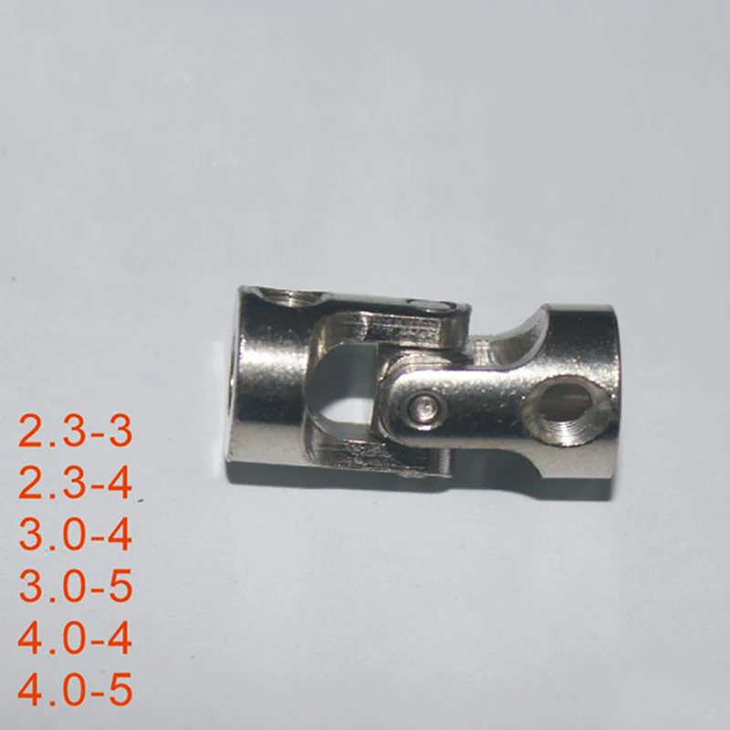 

5pcs Metal Universal Joint Connector Head Shaft Couplings Steering Gear Accessories for RC Model Boat Drones Airplane DIY Parts