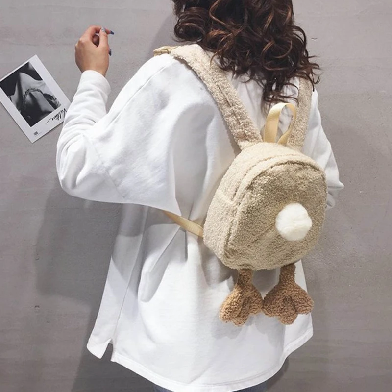 

Cartoon Duck Rucksack Backpack School Bag Casual College Daypack