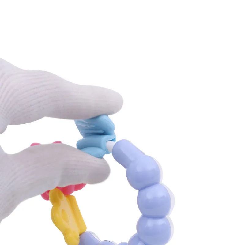 Игрушки для новорожденных прорезыватель погремушка зубной гель сжимаемая