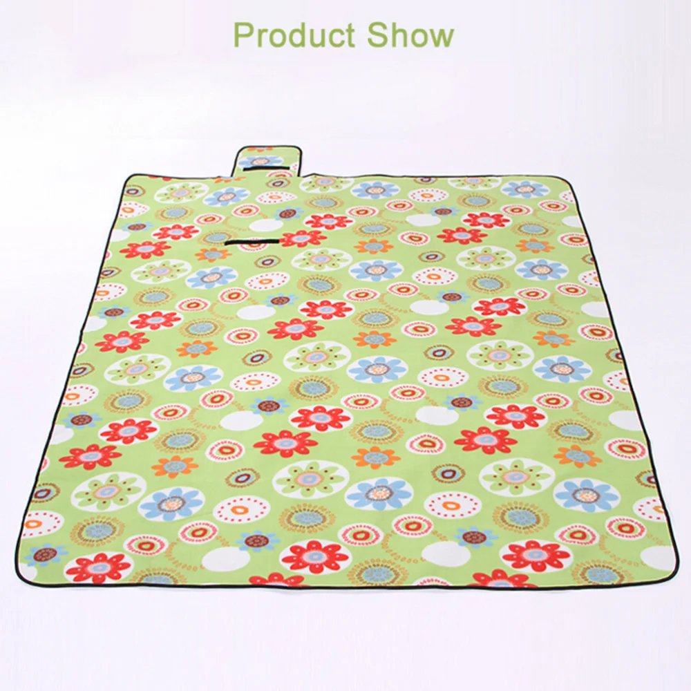 

Sunflower Picnic Blanket Water Resistant Outdoor Blanket Travel Camping Beach Mat 150*200cm EPE with EPE Backing