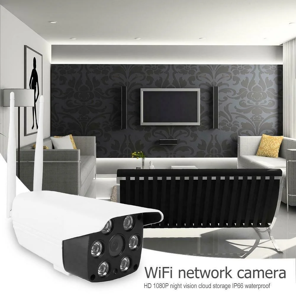 Wifi камера наружная IP66 Водонепроницаемая камера ночного видения облачная камера видеонаблюдения ip-камера 1080p скорость купольная камера безопасности дропшиппинг