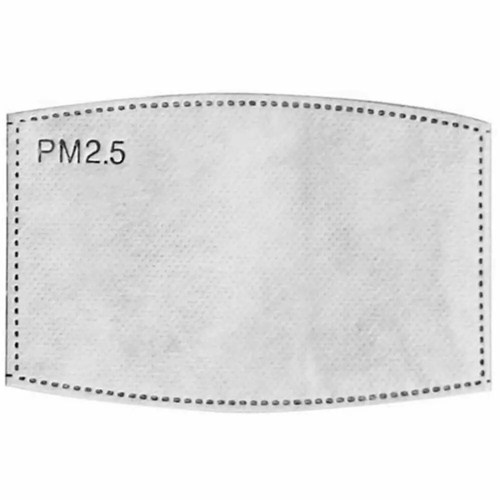 Сменные фильтры для масок 50 шт. 5 слоев углеродного нетканого материала PM2.5