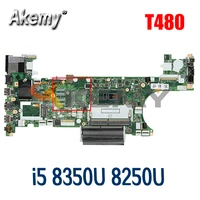 for lenovo thinkpad t480 laptop motherboard et480 nm b501 w cpu i5 8350u 8250u tested ok fru 01yr328 01yr368 01yr360 mainboard