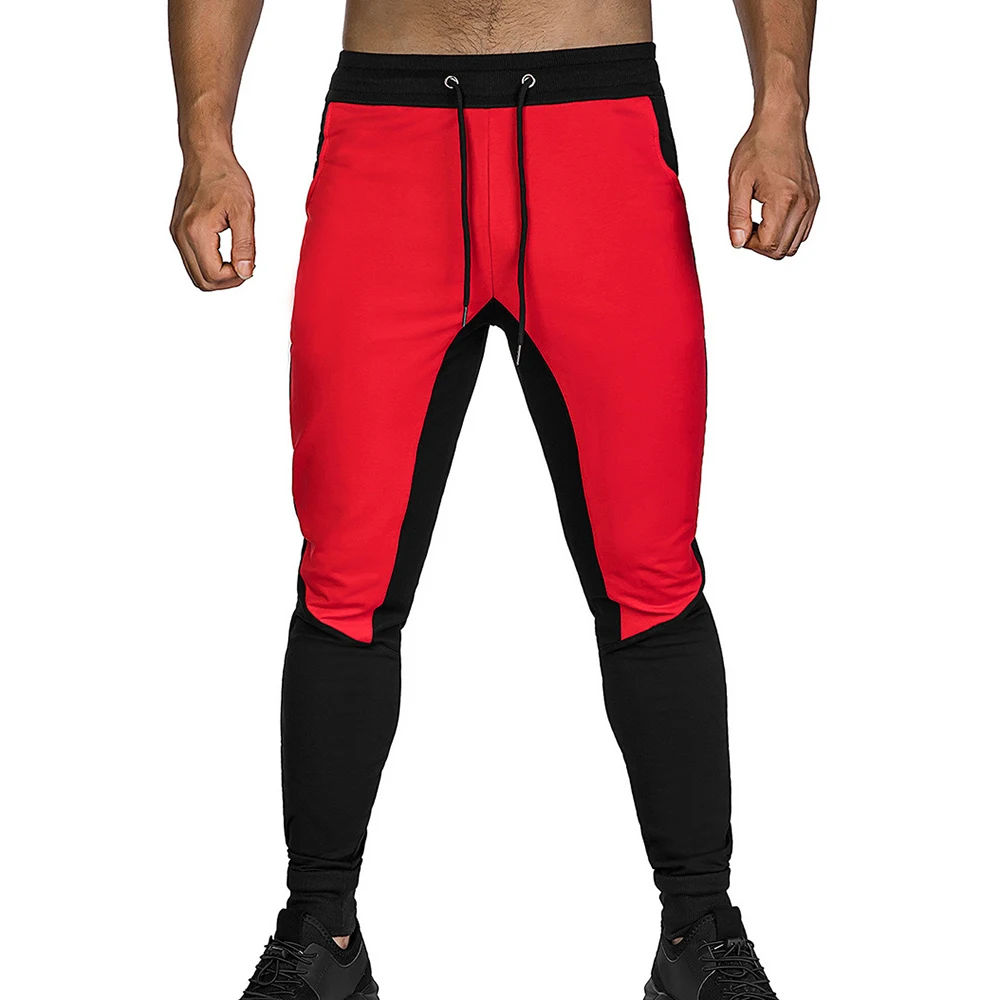 Модные мужские штаны для бега Уличная Повседневная Хип-хоп лоскутные брюки