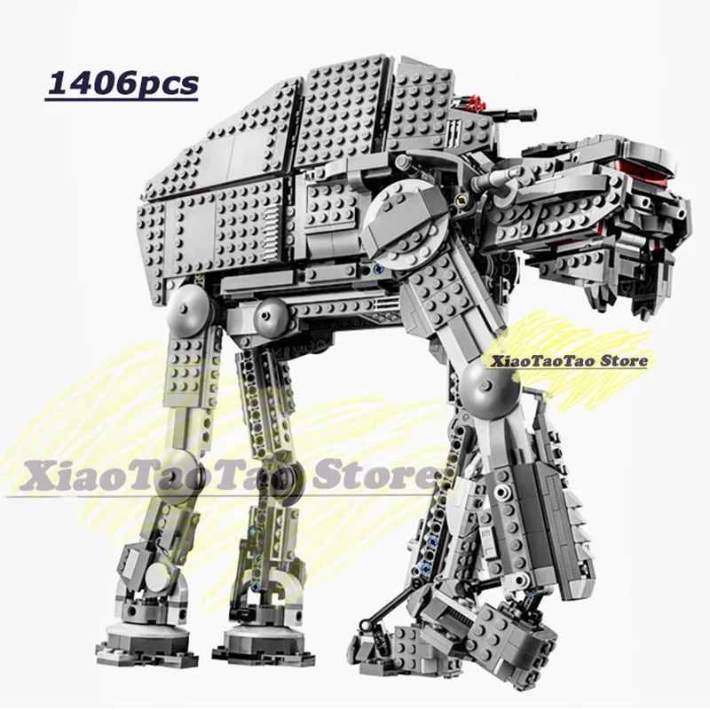 NEW Hot 10901 First Order Star Destroyer Model Building Block Bricks Toys Compatible with MOC Star Wars 75190 Xmas gift - Цвет: Синий