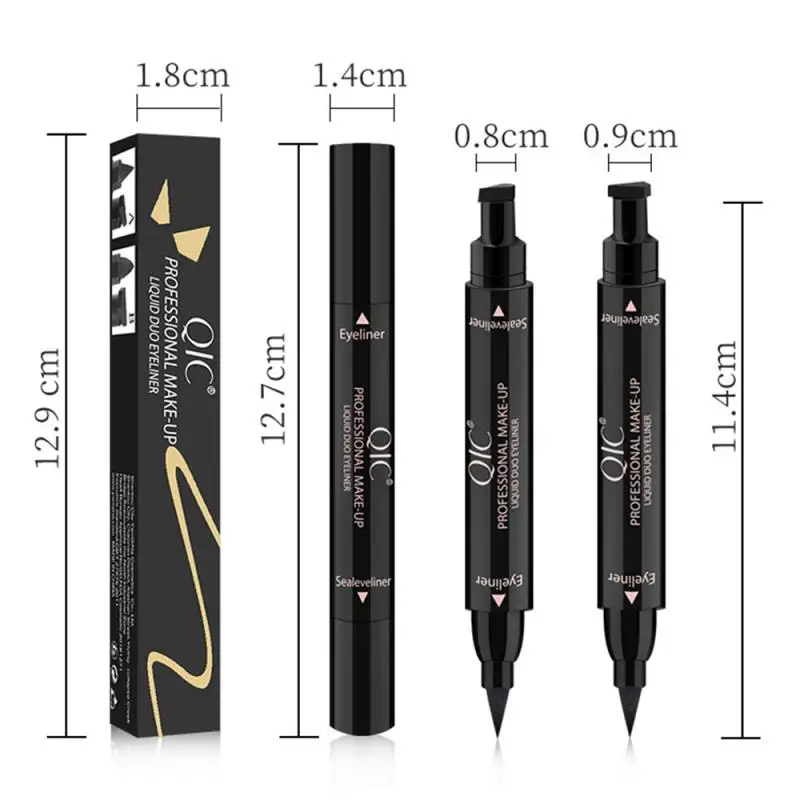

Eyeliner Double-tip Liquid Long-lasting Easy To Dry No Blooming Waterproof Convenient Cosmetics Makeup Tools Eye Makeup 20g